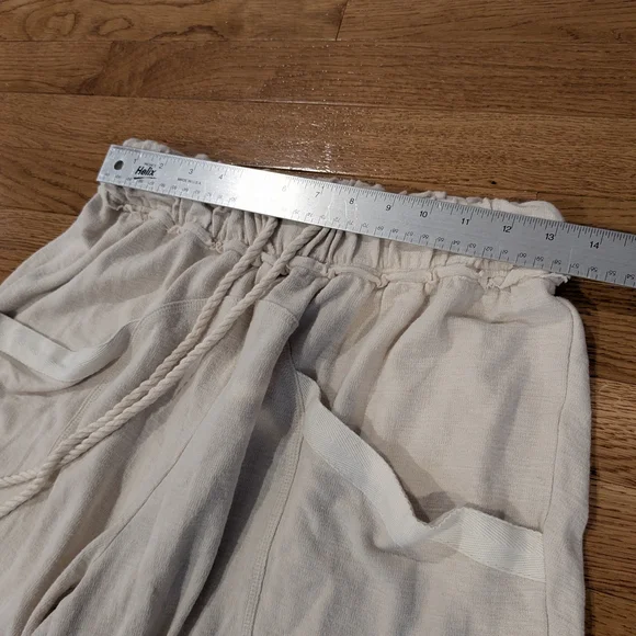 Free People FP Beach Cream Wide-Leg Pants Small - Picture 12 of 15